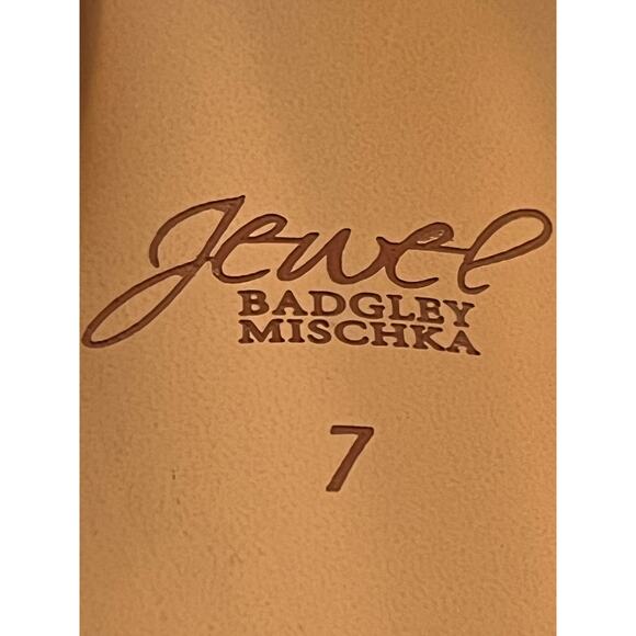 Jewel Badgley Michka Women's 7 Black/Tan Fabric Leopard Print Flocked Sole Shoe - Picture 2 of 10